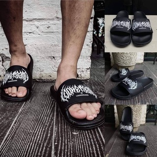 สินค้า LOOKER- รองเท้าแตะ LOOKER GANG สีดำ V.1 ของแท้ 100% พร้อมแถมถุงผ้าฟรี  !!!!