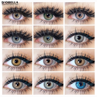 D  Orella 1 คู่ ( 2 ชิ้น ) คอนแท็กเลนส์สีสําหรับแต่งหน้าคอสเพลย์