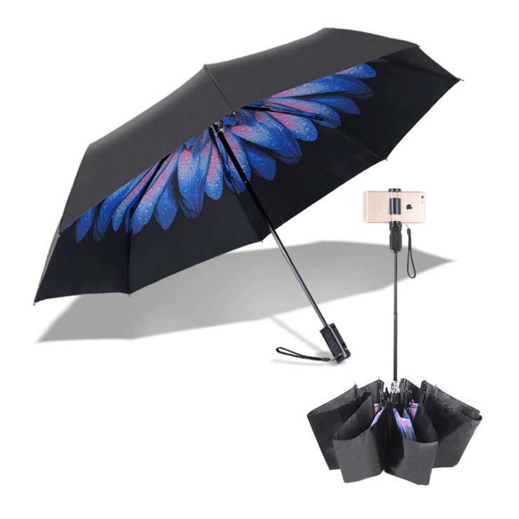 ร่มเซลฟี่-papaler-umbrella-glazed-flower-with-remote-control
