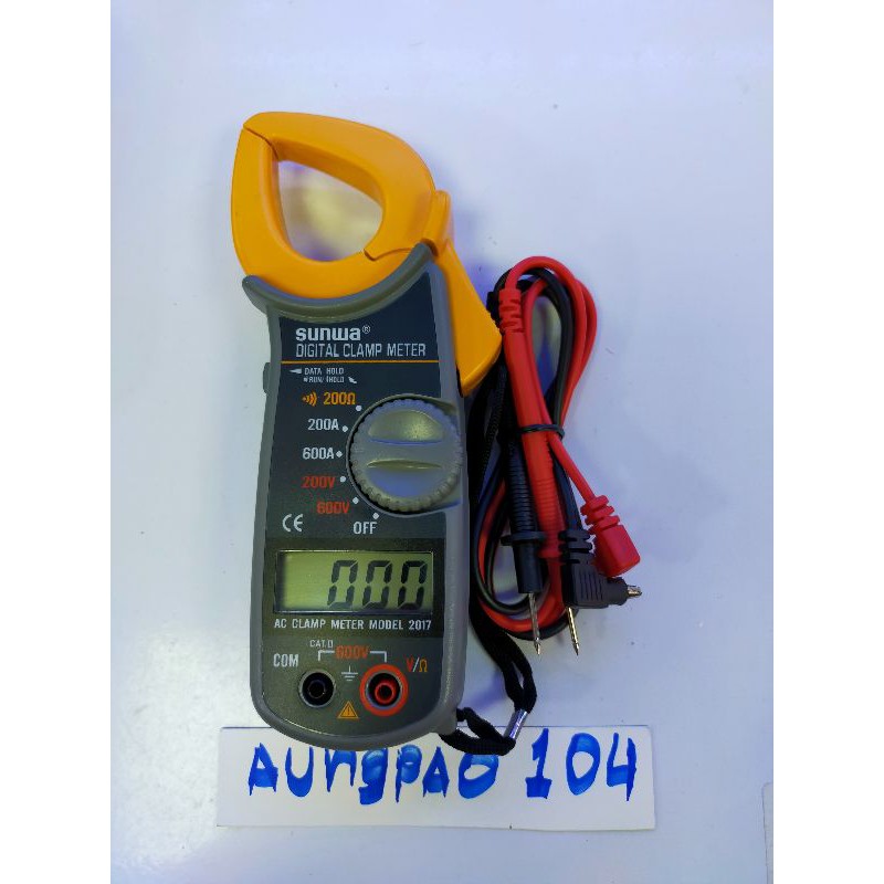 sunwa-2017-clamp-meter-digital-มิเตอร์วัดไฟดิจิตอล-แคมป์มิเตอร์