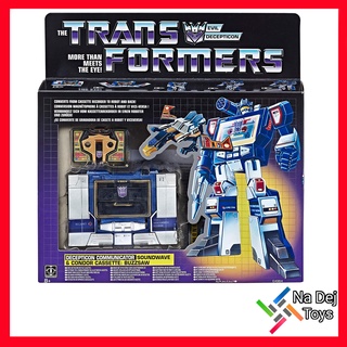 Transformers Retro G1 Soundwave & Buzzsaw 2-Pack หุ่นยนต์ ทรานส์ฟอร์มเมอร์ส รีโทร จีวัน ซาวน์เวฟ & บัซซอว์ 2 แพค