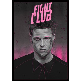 โปสเตอร์หนัง Fight Club ไฟท์ คลับ ดิบดวลดิบ โปสเตอร์ Poster รูปภาพ ภาพติดผนัง โปสเตอร์ภาพพิมพ์