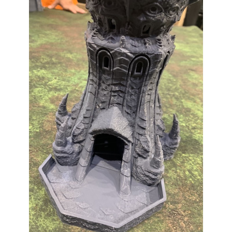 plastic-fates-end-dice-tower-for-board-game-tabletop-games-warlock-tower-หอคอยถอยเต๋า