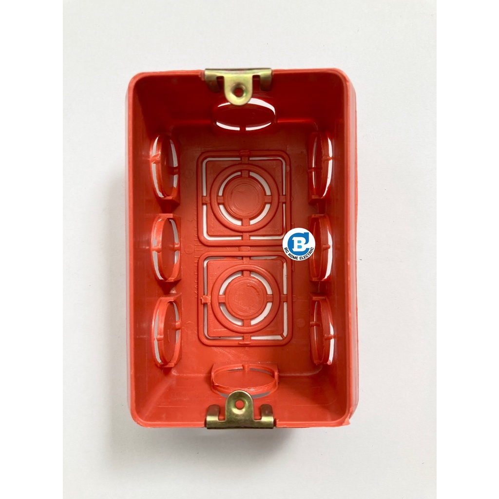 บล็อกฝังสีสัม หูเหล็ก 2x4 4x4 บล็อคฝัง BOXฝังส้ม | Shopee Thailand