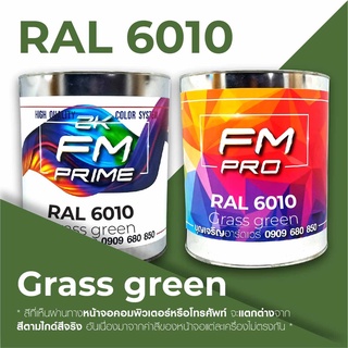 สี RAL6010 / RAL 6010 Grass Green --- (ราคาต่อลิตร)