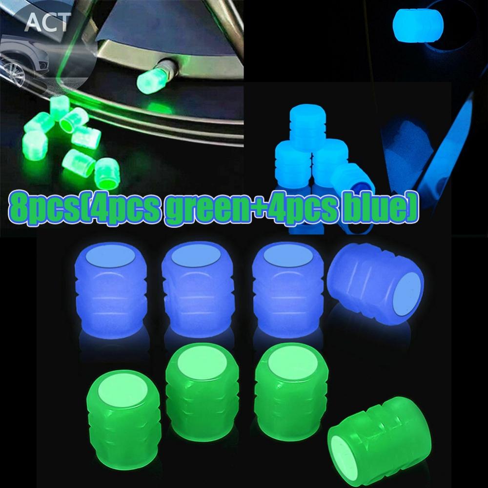 8-pcs-universal-fluorescent-luminous-tire-valve-stem-cap-car-tire-valve-cap-new