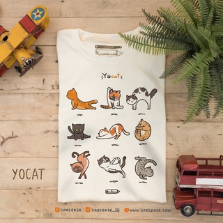 YoCat t-shirt เสื้อยืดลายโยแคทเสื้อยืด