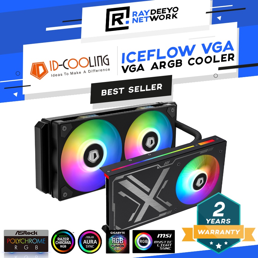Id-cooling ICEFLOW 240 VGA ARGB VGA Card Cooler [คอนโทรลเลอร์ ARGB ที่ ...