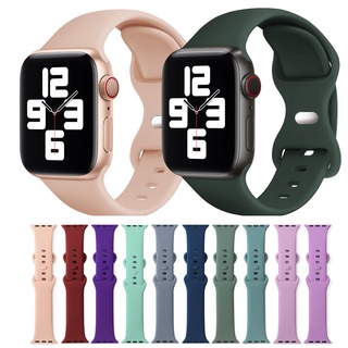 สินค้า สายนาฬิกาข้อมือซิลิโคน สําหรับ Apple Watch 7 6 5 4 3 SE Iwatch Band 38 มม. 40 มม. 41 มม. 42 มม. 44 มม. 45 มม.