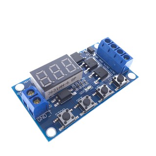 Trigger Cycle Timer Delay Switch Circuit Board Double MOS Tube Control Module 12V 24V