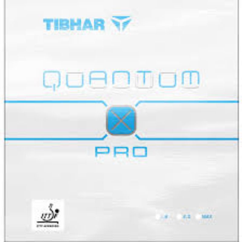 ภาพหน้าปกสินค้ายางปิงปอง Tibhar Quantum x pro สีฟ้า ฟองน้ำMax จากร้าน u_space บน Shopee