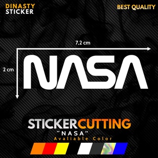 สติกเกอร์โลโก้ NASA STICKER สําหรับติดตกแต่งหมวกกันน็อครถจักรยานยนต์ รถยนต์