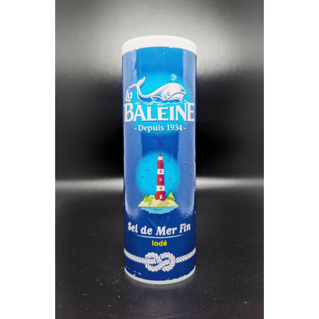 เกลือทะเลป่นเสริมไอโอดีน ลาบาเลน 250g. Sel de Mer Fin La BALEINE Fine