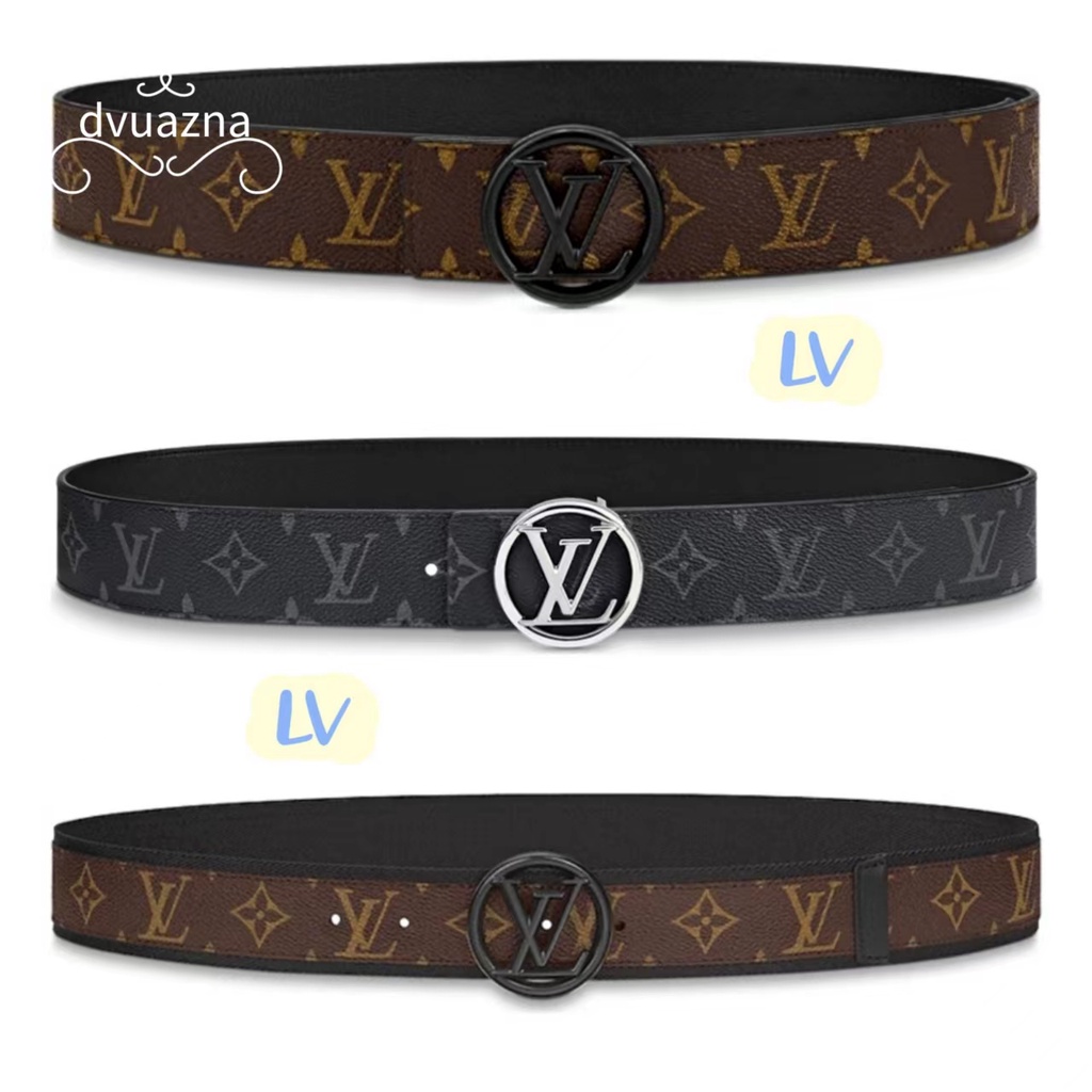 เข็มขัด-louis-vuitton-lv-circle-แท้-เข็มขัดสองด้าน-ชาย-4-0ซม