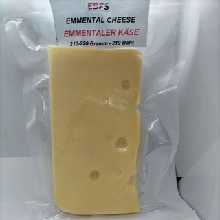 สินค้า Emmentaler Käse im Stück 210-220 Gramm