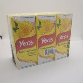 น้ำเก๊กฮวย​/น้ำลิ้นจี่/น้ำฟัก​ พร้อมดื่มตรา​Yeos​ less sugar แพ็ค​ มี​ 6​ กล่อง