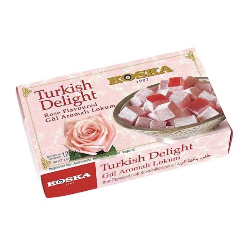Turkish delight with rose . / Koska ขนมหวานประจำชาติตุรกี | Shopee Thailand