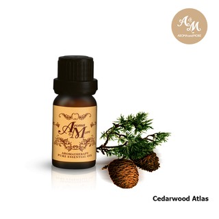 Aroma&amp;More Cedarwood atlas Essential oil 100% sweet woody น้ำมันหอมระเหยซีด้าวูด แอทลาส / โมร็อกโค / Morocco 10/30ML