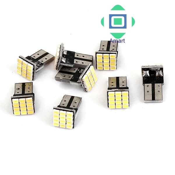 หลอดไฟป้ายทะเบียนรถ-led-12-smd-ไฟท้ายรถ-2825-192-194-168-w5w-10ชิ้น