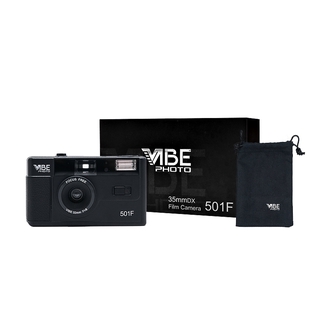 รูปภาพขนาดย่อของVibe 501F 35mm Film Plastic Point and Shoot Camera Reusableลองเช็คราคา