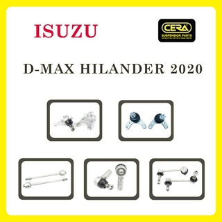 ISUZU D-MAX 2020, HI-LANDER / อิซูซุ ดีแมกซ์ ไฮ-แลนเดอร์ 2020 / ลูกหมากรถยนต์ ซีร่า CERA ลูกหมากปีกนก ลูกหมากแร็ค