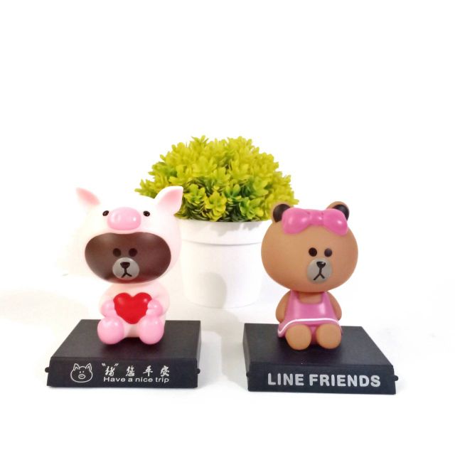 ตุ๊กตาหัวโยกline-friends