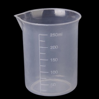 【AG】Measuring Cup Transparent Corrosion Resistant Polypropylene Numeric Graduations Beaker for Home