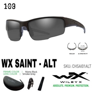 ภาพหน้าปกสินค้าNEW !! แว่นตา Wiley X รุ่น Saint Alt ออกแบบมาให้ใส่สบายยิ่งขื้นสำหรับคนหน้าใหญ่ ตัวแทนจำหน่ายทางการ รับประกัน 1ปี ที่เกี่ยวข้อง