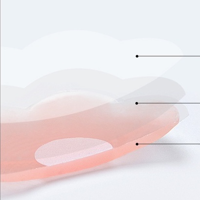 สติกเกอร์จุกนมเว้า-ซิลิโคน-กันแสง-ผมตรง-สําหรับชุดแต่งงาน
