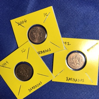 Special Lot No.60273 ปี1992-2004 BARBADOS 1 CENT เหรียญสะสม เหรียญต่างประเทศ เหรียญเก่า หายาก ราคาถูก