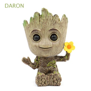 Daron โมเดลฟิกเกอร์ รูปการ์ตูนอนิเมะ Tree Man Groot ขนาด 6 ซม. ของเล่นสําหรับเด็ก