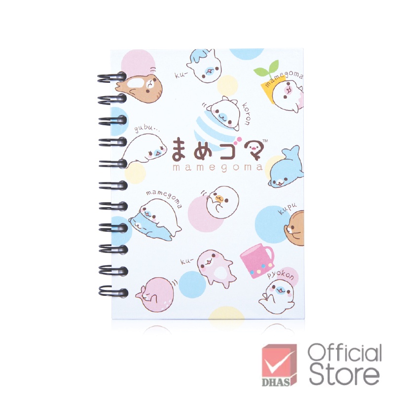 elephant-สมุด-สมุดริมลวด-มาเมะโกมะ-a6-70g-100s-wsx-106-คละสี-จำนวน-1-เล่ม