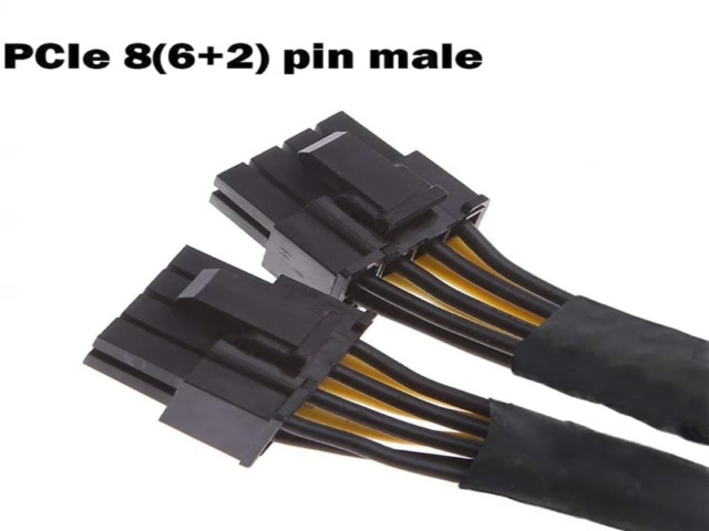 char-สายอะแดปเตอร์ต่อขยาย-gpu-pcie-1-ตัวเมีย-8pin-เป็นตัวผู้-8p-6-2-pci-e-7-87-นิ้ว