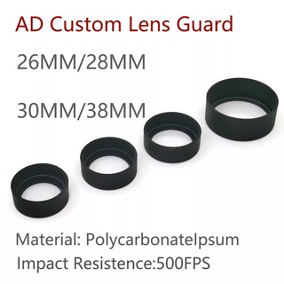 กันแตก แบบครอบ สำหรับดอท และไฟฉายรุ่นต่างๆ ทำจาก Polycarbonate ทนความแรง 500FPS