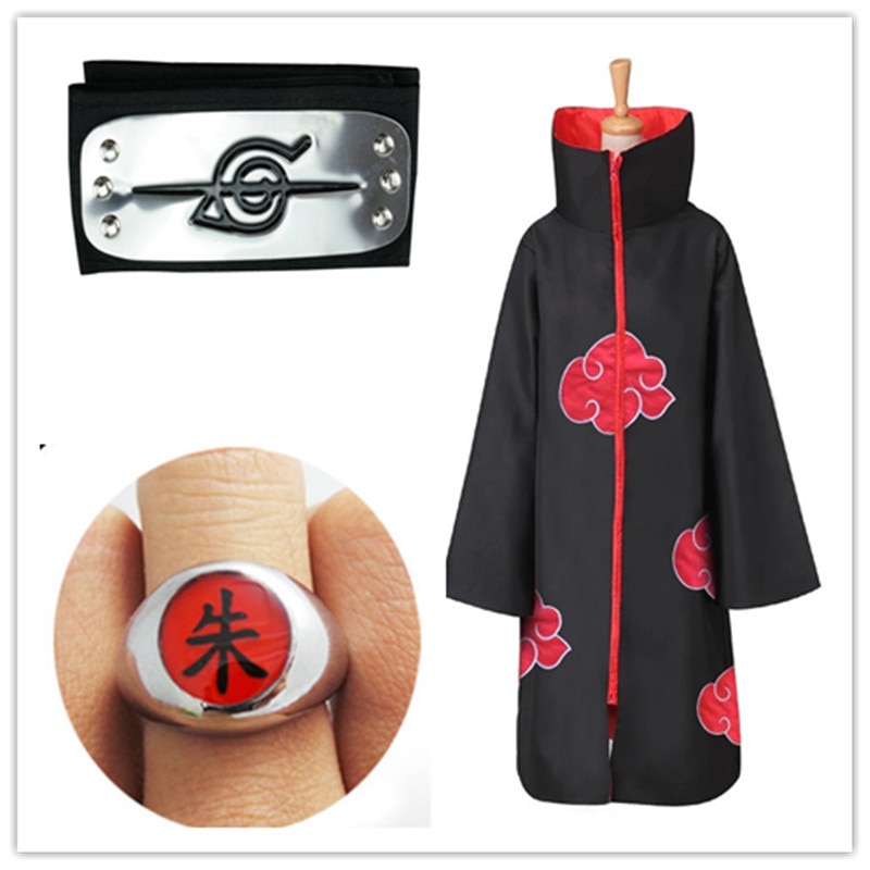 ราคาและรีวิวเสื้อคลุม จากอนิเมะเรื่อง Naruto Akatsuki Sasuke Uchiha Itachi สำหรับคอสเพลย์ ไซซ์ S-XXL