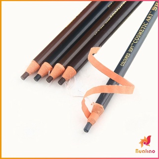 BUAKAO ดินสอเขียนคิ้ว ติดทนนาน  ดินสอเขียนคิ้ว กันน้ำ    Eye Pencil 1 PCS