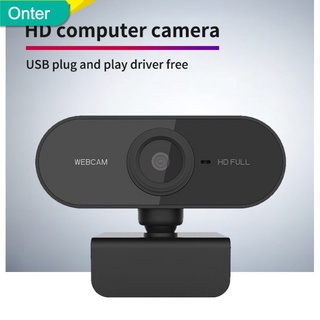 สินค้า 🍃ราคาต่ำสุด🍃1080P Webcam กล้องเว็บแคม ติดตั้งไมโครโฟนกล้องหมุนกล้อง Mini HD 1080P กล้องติดคอม กล้องเว็บคอมพิ เว็บแคม HD เว็บแคมสำหรับคอมพิวเตอร์พีซีแล็ปท็อปวิดีโอระดับการประชุมเว็บแคมพร้อมไมโครโฟนปรับ USB ได้ 360 องศา