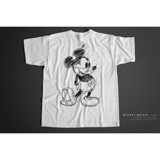 พร้อมส่ง!! เสื้อยืด Oversize คอกลมดีเทลลายมิกกี้เมาส์ Mickey Mouse