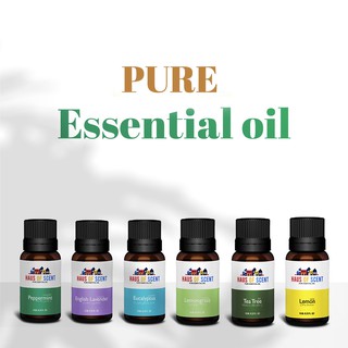 น้ำมันหอมระเหย Essential Oil (10 ml -30 ml.) ยูคาลิปตัส ลาเวนเดอร์ เปปเปอร์มินต์ ตะไคร้บ้าน เลมอน ทีทรี