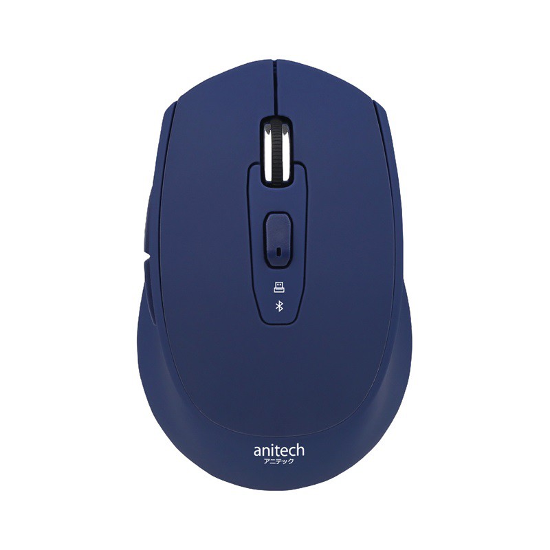 ราคาและรีวิวANITECH Wireless Mouse BT W226-BL เม้าส์ไร้สาย (IP4-001970)
