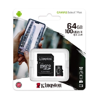 เมมโมรี่การ์ด KINGSTON MICRO SD CARD CANVAS SELECT PLUS 64GB (SDCS2/64GB)