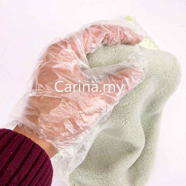 ถุงมือพลาสติก-แบบใช้แล้วทิ้ง-สําหรับป้องกันอาหาร-จํานวน-100-ชิ้น
