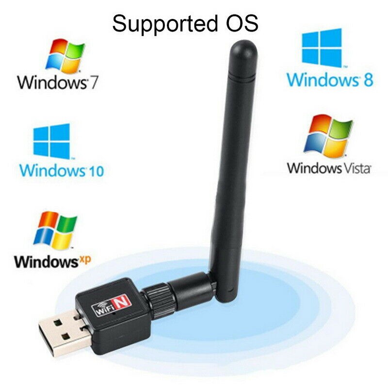 ภาพสินค้าตัวรับ WIFI USB 600m 2db สำหรับคอมพิวเตอร์ โน้ตบุ๊ค แล็ปท็อป ตัวรับสัญญาณไวไฟ แบบมีเสาอากาศ ขนาดเล็กกระทัด จากร้าน onesunny1 บน Shopee ภาพที่ 5