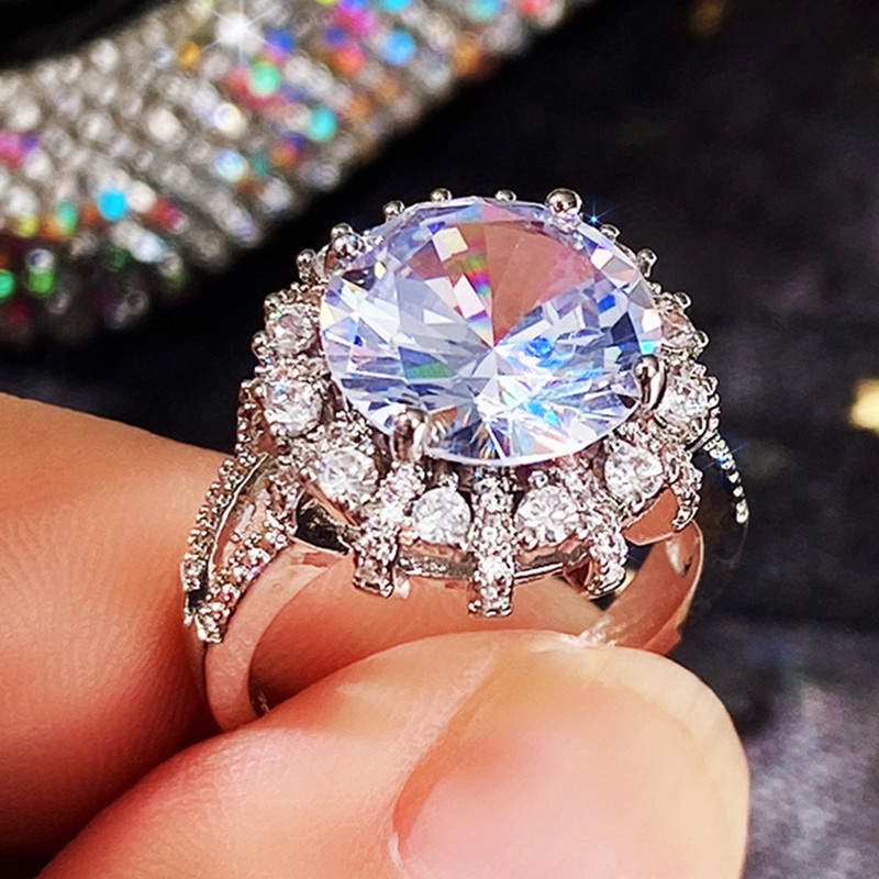fancy-แหวนหมั้น-ประดับเพทาย-ทรงกลม-ขนาดใหญ่-สําหรับหมั้น-งานแต่งงาน