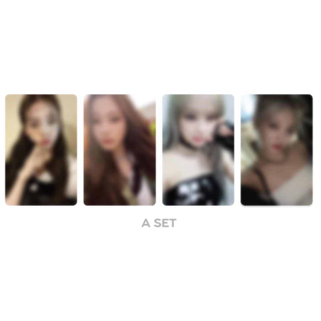 ของแท้-พร้อมส่ง-aespa-the-2nd-mini-album-girls-photocard-pack-event-karina-giselle-winter-ningning