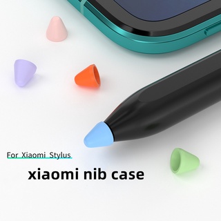 10 ชิ้น ปลอกปลายดินสอ สําหรับ Xiaomi ปากกาอัจฉริยะ ซิลิโคน เปลี่ยนปลายปากกา สําหรับ Mi Touch Screen Stylus ปากกาฝาครอบป้องกัน