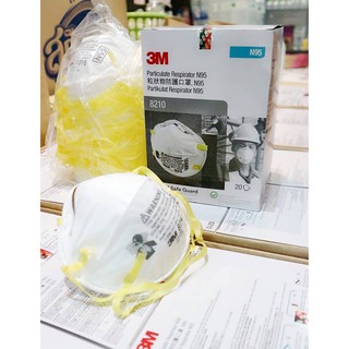 3M 8210 หน้ากาก N95 กรองฝุ่น PM 2.5 (ราคาพร้อมส่ง 20ชิ้น)