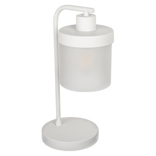 โคมไฟตั้งโต๊ะ ไฟตั้งโต๊ะ CARINI CONTEMPORARY 8513-1T แก้ว/โลหะ สีขาว โคมไฟ โคมไฟ หลอดไฟ TABLE LAMP CARINI 8513-1T CONTEM