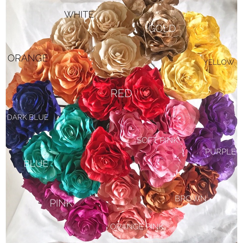 ช่อยิปโซดอกกุหลาบ-ชบาดอยสีสันสดใสมีให้เลือกมากกว่า-24สี