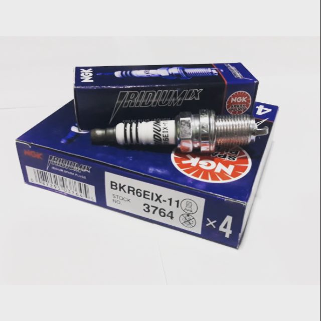 NGK BKR6EIX11 3764 Iridium Power Spark Plug(4หัว) Made in Japan